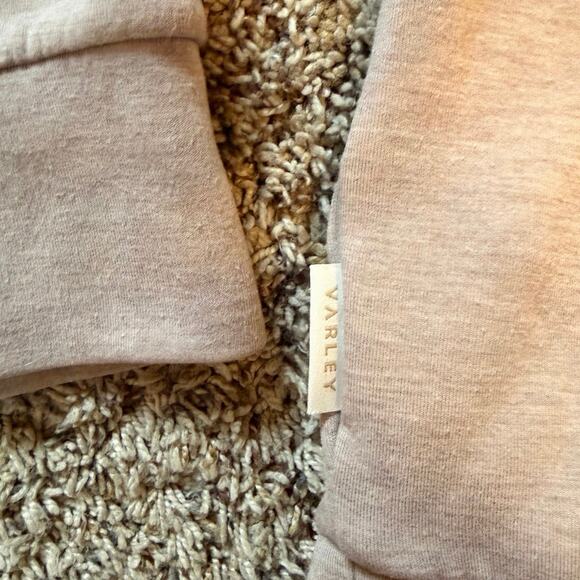 VARLEY Yates Half-Zip Collared Pullover Sweater in Taupe Marl EUC Plus Size 3X - Picture 7 of 11